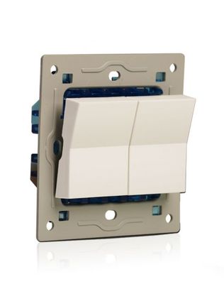 西門子SIEMENS電工專場點晶系列雅白二位雙控大翹板開關(guān)-唯品會